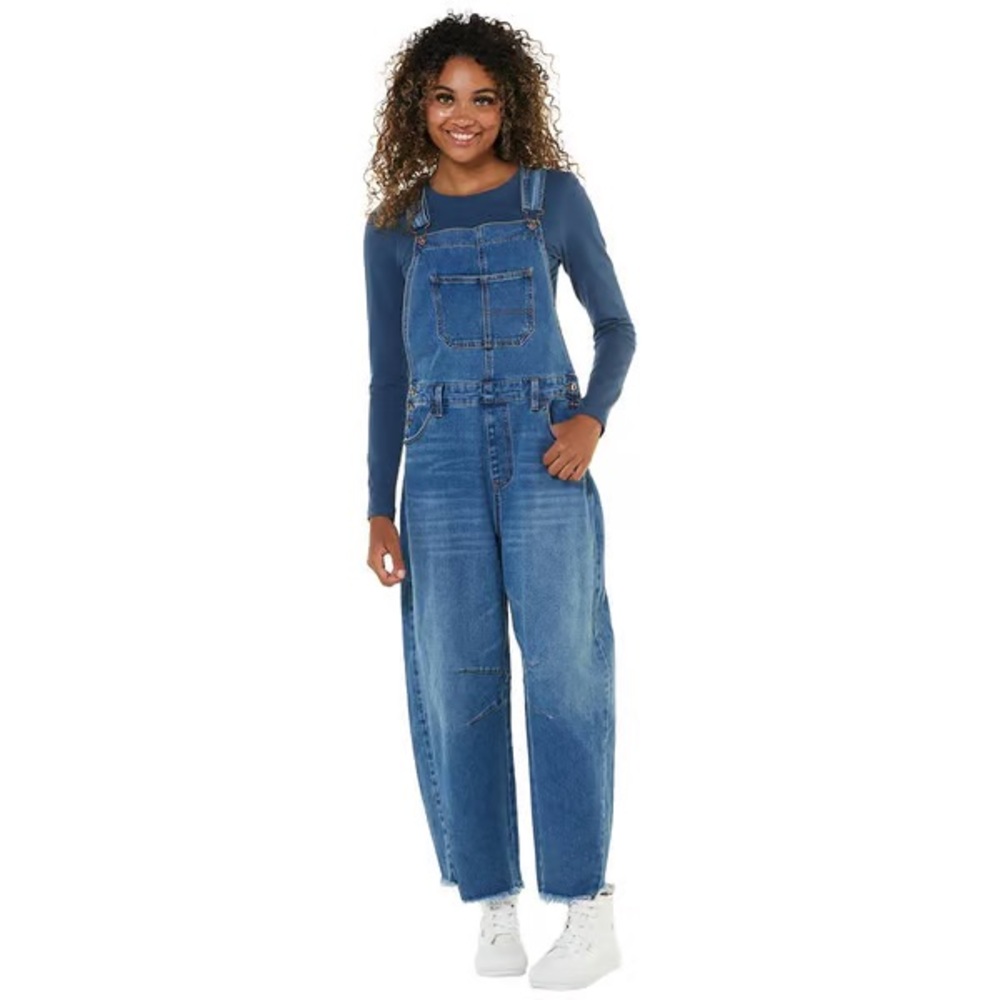 Celebrity Pink Women's Classic Blue Overalls